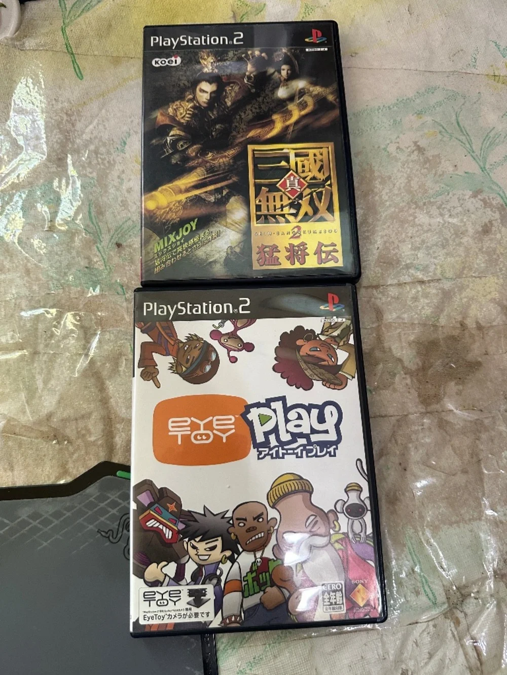 Shin Sangoku Musou 2 & EYETOY PLAY 1 Sony PS2 Games Playstation 2